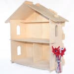 Large Wood Dollhouse