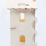Tiny Wooden Dollhouse