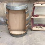 Wine Barrel Shelves
